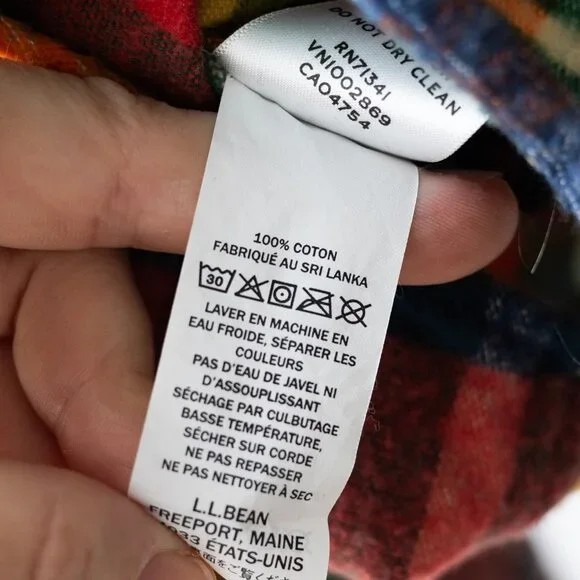 L.L. Bean Slim Fit Chamois Shirt - Picture 6 of 6